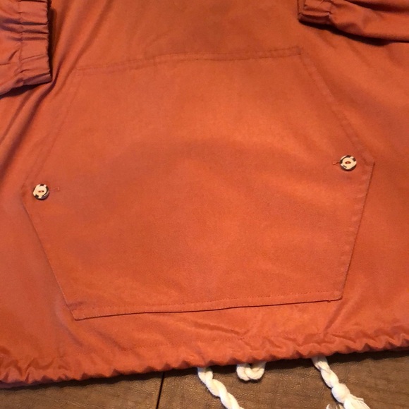 VTG Pumpkin Hooded INTUITIONS Full Zip Jacket - Picture 7 of 8